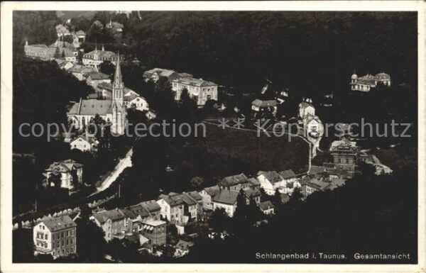 Schlangenbad Taunus Gesamtansicht