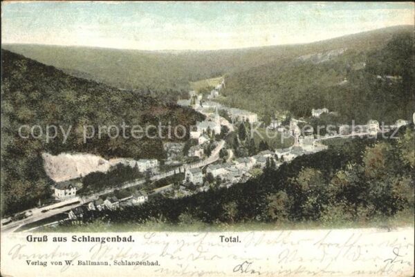 Schlangenbad Taunus Totalansicht