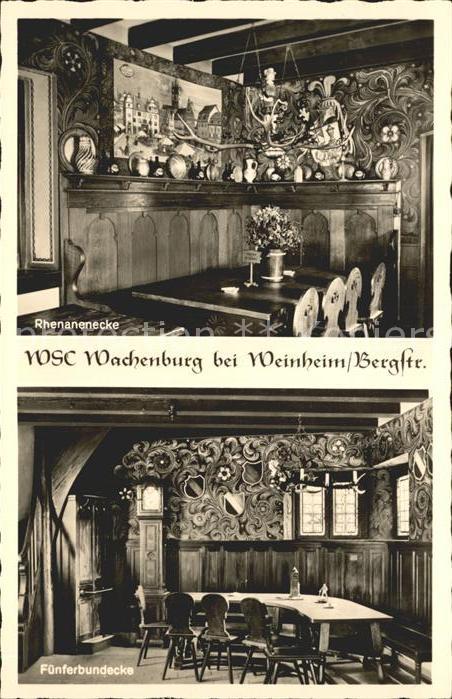 Weinheim Bergstrasse WSC Wachenburg Fünferbudenecke Rhenanen