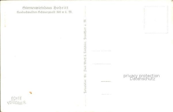 Sasbachwalden Sternenwirtshaus Hohritt – Bild 2