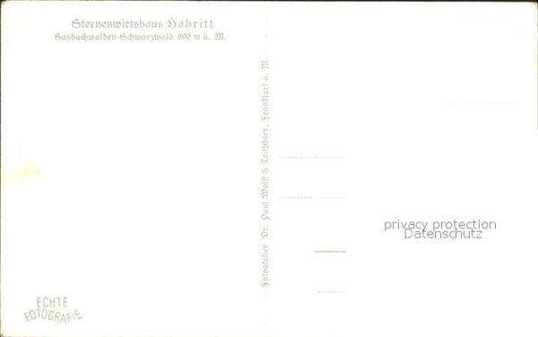 Sasbachwalden Sternenwirtshaus Hohritt – Bild 2