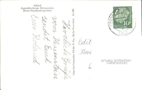 Ederbringhausen Schloss-Jugendherberge Hessenstein Flie – Bild 2