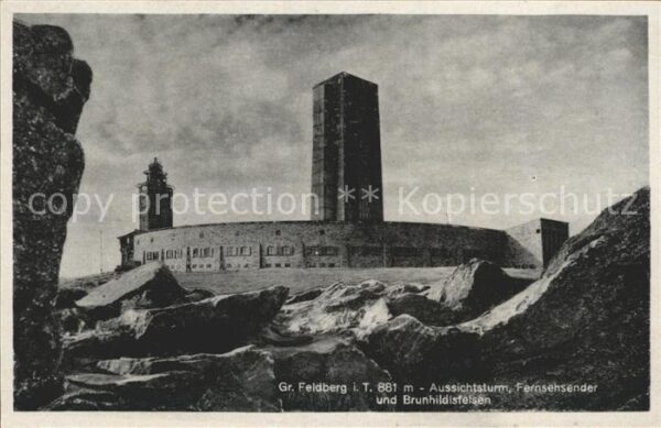 Grosser Feldberg Taunus Aussichtsturm Fernsehsender Brunhildisf