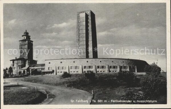Grosser Feldberg Taunus Fernsehsender Aussichtsturm