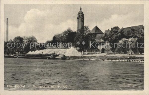 Hoechst Main Mainpartie Schloss