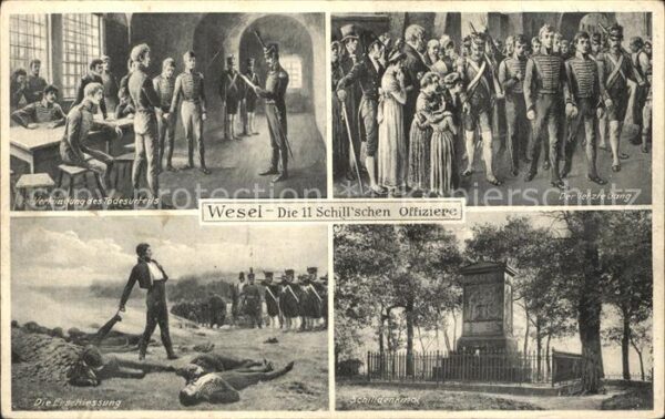 Wesel Rhein Die 11 Schill'schen Offiziere Schillden