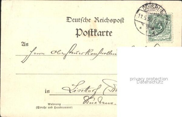 Duisburg Ruhr Tonhalle Litho – Bild 2