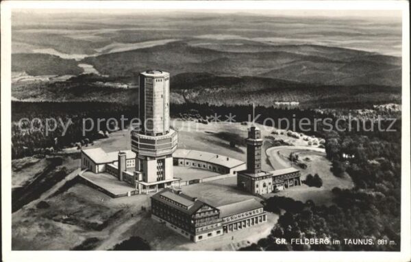 Grosser Feldberg Taunus Aussichtsturm Fernmeldeturm Feldberghau