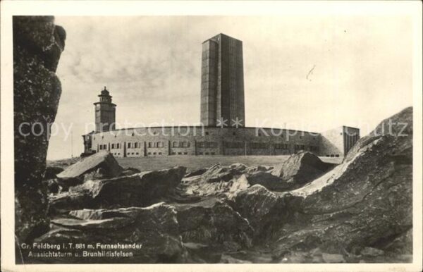 Grosser Feldberg Taunus Fernsehsender Aussichtsturm Brunhildisf