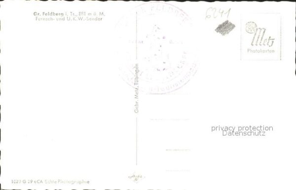 Grosser Feldberg Taunus Fernsehturm UKW-Sender – Bild 2