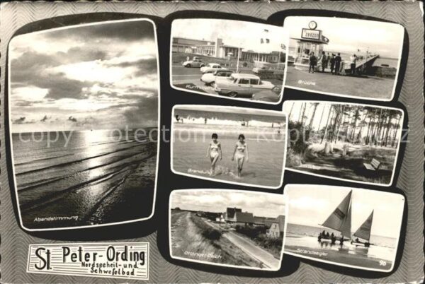 St Peter-Ording Kurmittelhaus Brücke Ordinger Deich Str