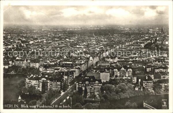 Berlin Blick vom Funkturm