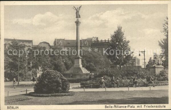 Berlin Belle-Alliance-Platz Friedenssäule