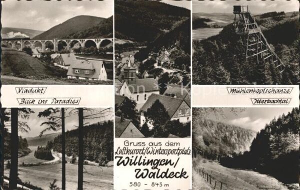 Willingen Sauerland Viadukt Mühlenkopfschanze Itterbachtal