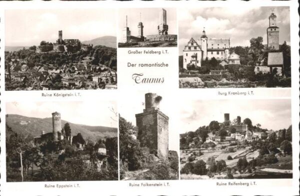 Grosser Feldberg Taunus Ruine Königstein Burg Kronberg Ruine Ep