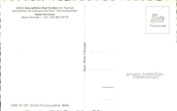 Bad Soden Taunus Hotel Kurhaus – Bild 2