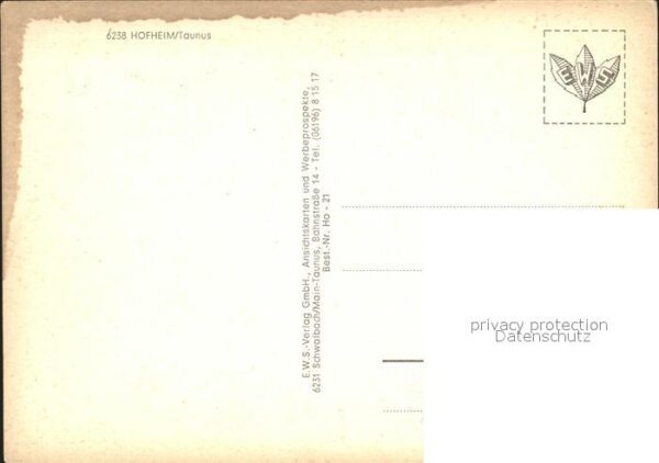 Hofheim Taunus Mainzer Strasse Sanatorium Hotel Am Ros – Bild 2