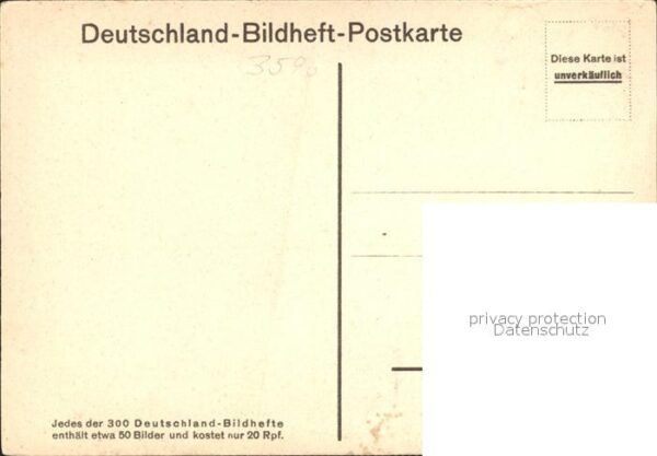 Bad Wildungen Kurpark Deutschland-Bildheft-Postkarte – Bild 2