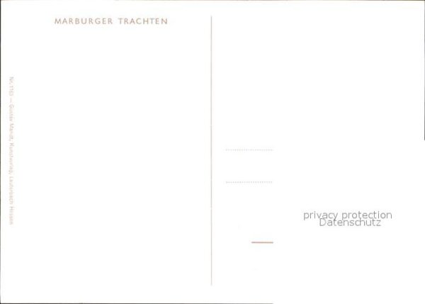 Marburg Lahn Tracht – Bild 2