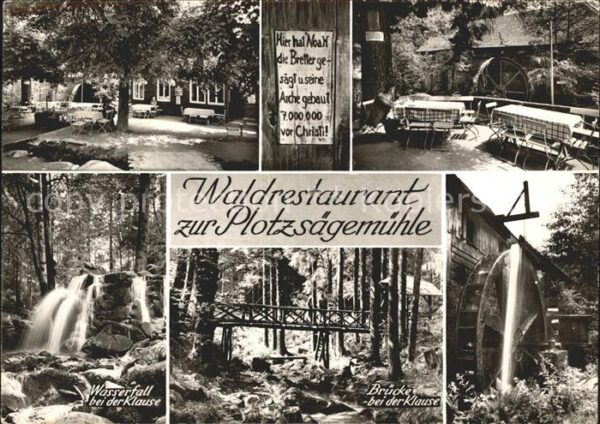 Herrenalb Bad Herrenalb Waldrestaurant zur Plotzsägemühle Wasse