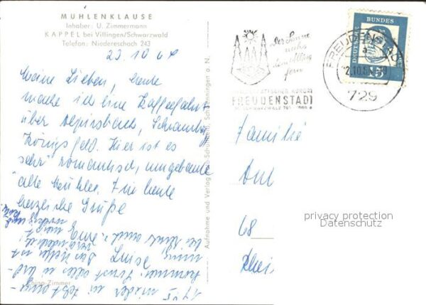 Kappel Niedereschach Mühlenklause – Bild 2