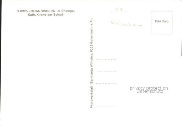 Johannisberg Rheingau Katholische Kirche am Schloss – Bild 2