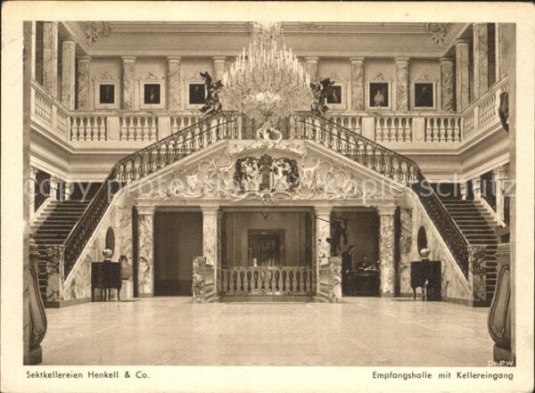 Biebrich Wiesbaden Sektkellereien Henkell & Co. Empfangsha
