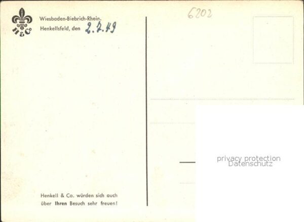 Biebrich Wiesbaden Sektkellereien Henkell & Co. Empfangsha – Bild 2