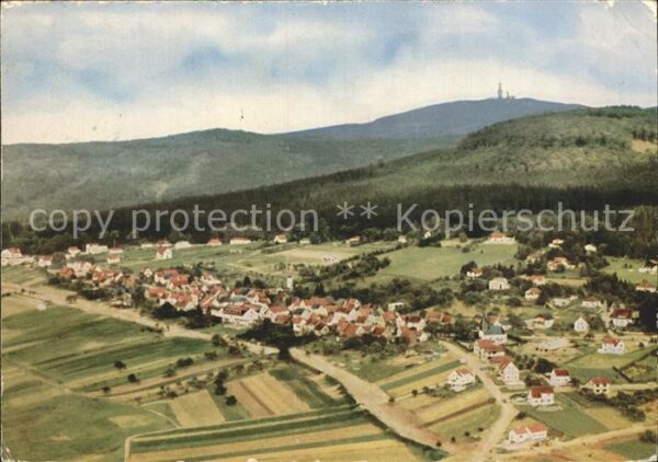 Glashuetten Taunus Fliegeraufnahme