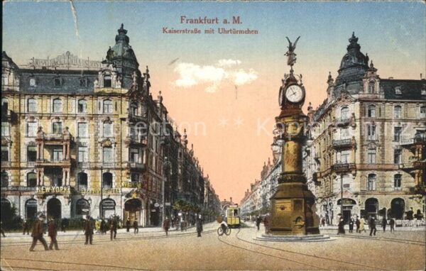 Frankfurt Main Kaiserstrasse Uhrtürmchen