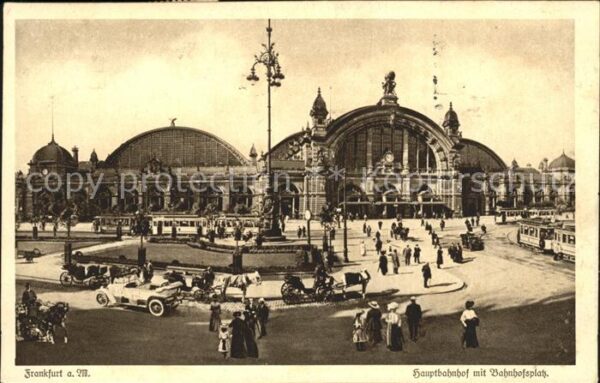 Frankfurt Main Hauptbahnhof Bahnhofsplatz