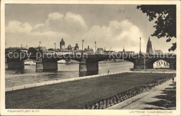 Frankfurt Main Untere Mainbrücke