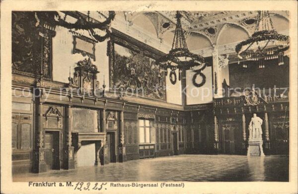 Frankfurt Main Rathaus- Bürgersaal