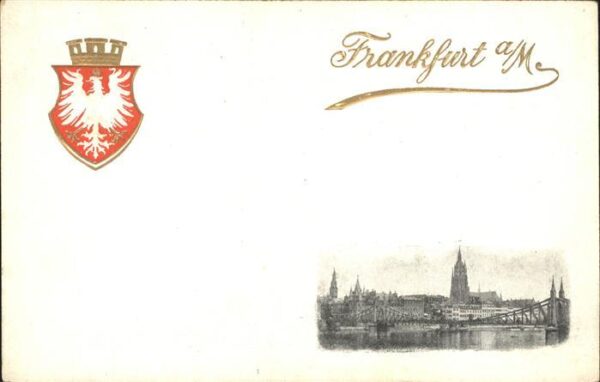 Frankfurt Main Dom Brücke