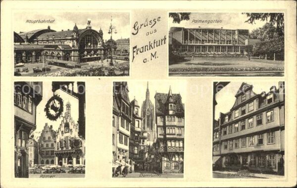 Frankfurt Main Hauptbahnhof Römer Domturm