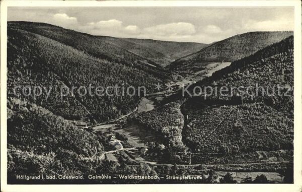 Waldkatzenbach Höllgrund Gaimühle Strümpfelbrunn