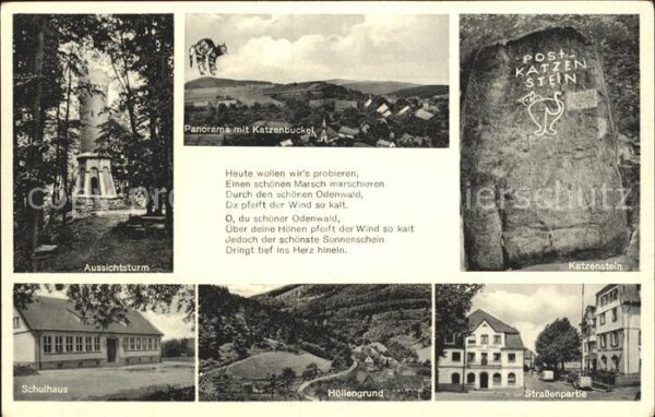 Struempfelbrunn Katzenstein Aussichtsturm Höllengrund