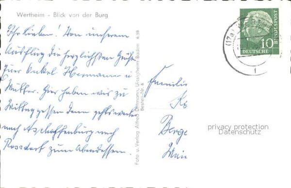 Wertheim Main Blick von der Burg – Bild 2
