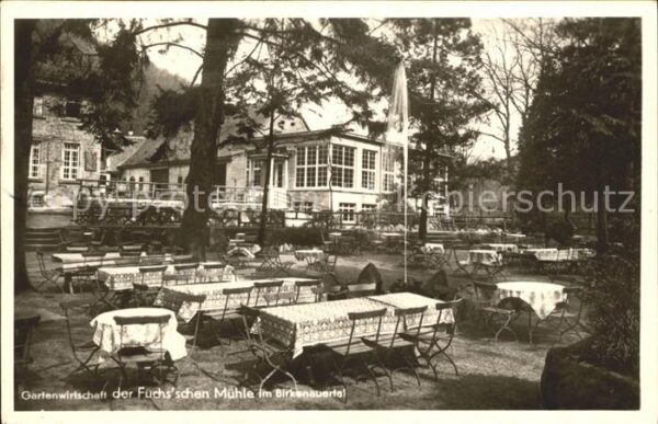 Birkenau Odenwald Gartenwirtschaft Fuchs´sche Mühle