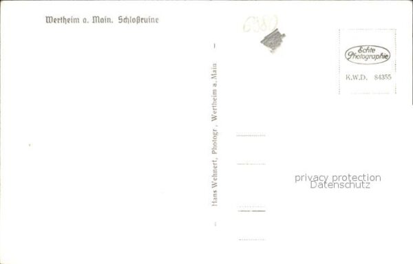 Wertheim Main Schlossruine – Bild 2