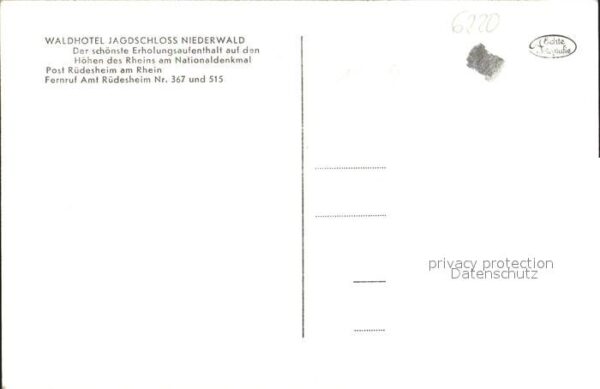 Ruedesheim Rhein Waldhotel Jagdschloss Niederwald – Bild 2
