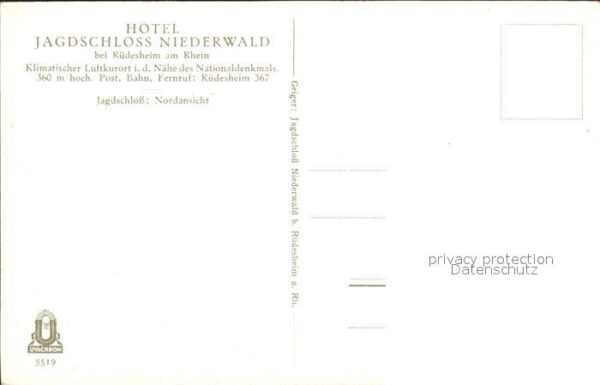 Ruedesheim Rhein Hotel Jagdschloss Niederwald – Bild 2