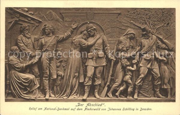 Ruedesheim Rhein Nationaldenkmal Niederwald Relief Der A