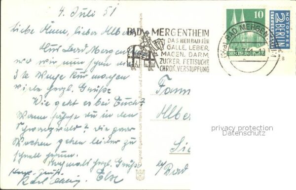 Bad Mergentheim Wandelhalle im Kurpark – Bild 2