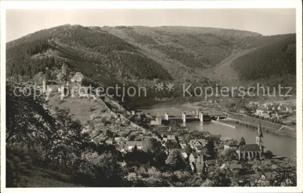 Hirschhorn Neckar Fliegeraufnahme