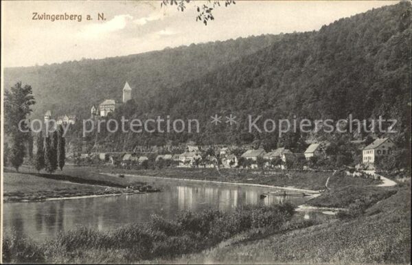 Zwingenberg Baden Neckar Neckarufer