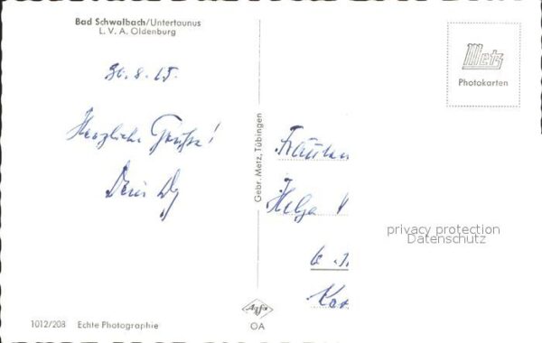 Bad Schwalbach L. V. A. Oldenburg – Bild 2