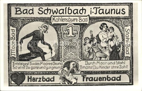 Bad Schwalbach Herzbad Frauenbad Moor- Bad