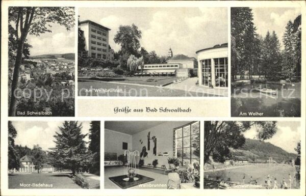 Bad Schwalbach Weinbrunnen Moor- Badehaus Schwimmbad
