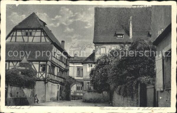 Eberbach Neckar Häuser Stadttor